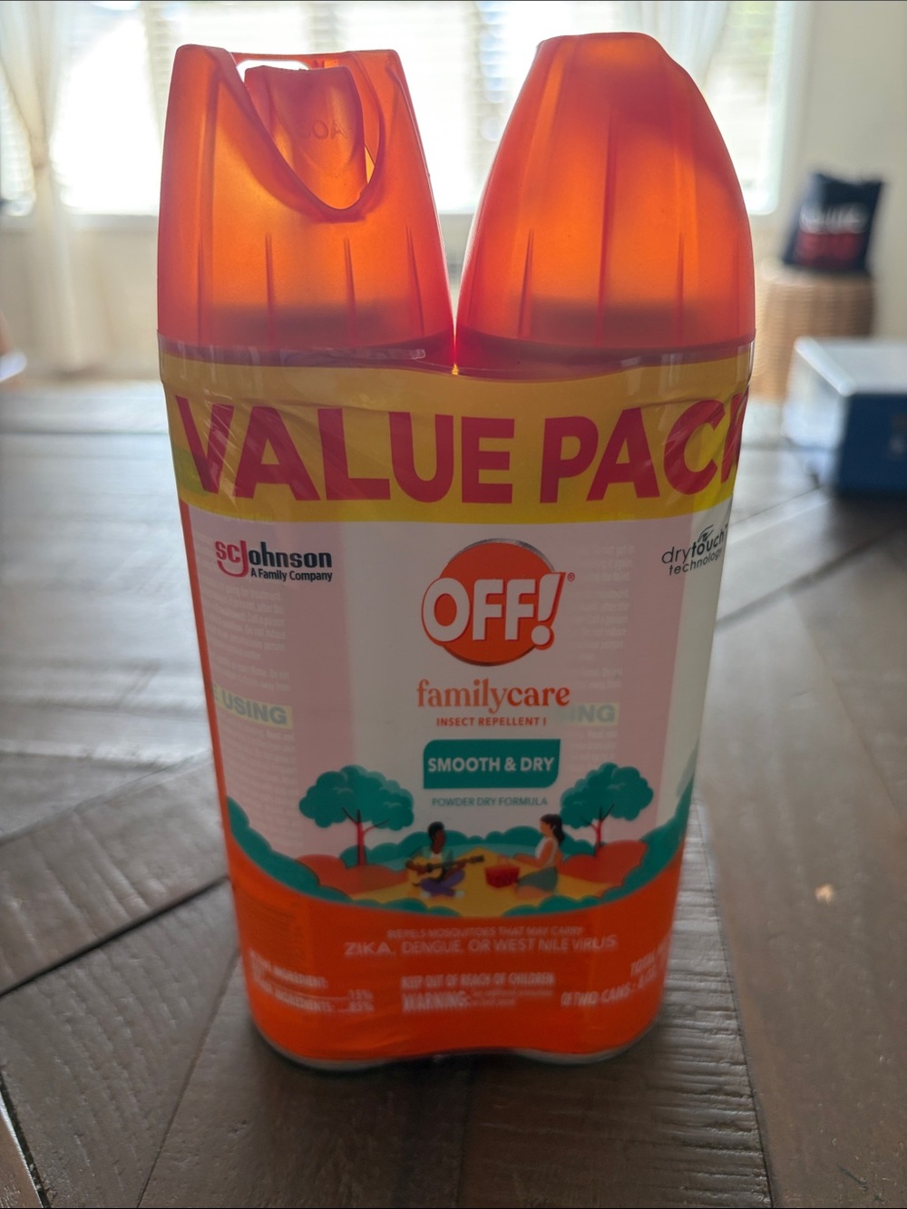 new 2 pk of OFF! sprays smooth and dry
8oz